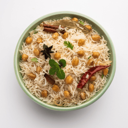 Bombay Chickpea Rice Salad